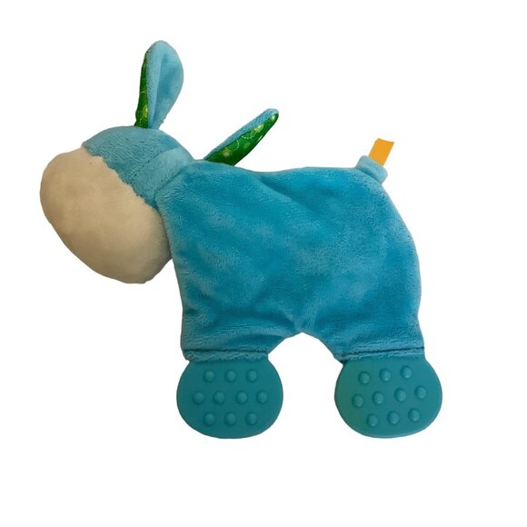 Nuby Baby Puppy Dog Teething Plush Pal Toy Soft Textures Crinkles Teether - Picture 4 of 5